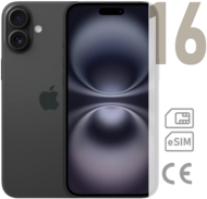  Apple iPhone 16 256 , Black (), Sim+eSim