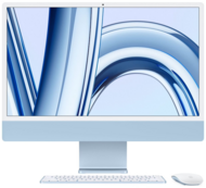 Apple iMac 24 2023 (Apple M3, 8c CPU, 8c GPU) 8GB, 256GB SSD, MQRC3, Blue ()