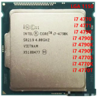   Intel Core I7 LGA1150    4,0 : 4770/S/K/T, 4790/S/K/T, 4771