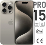 Apple iPhone 15 Pro 512GB eSIM Natural Titanium ()