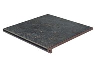    Exagres Metallica Basalt, Peldano Flor 330x330x30x12 ..