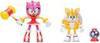    (Amy)   (Tails) - Sonic The Hedgehog, Jakks Pacific..